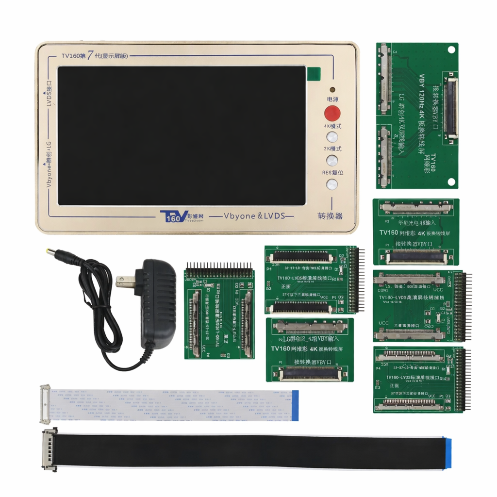 TV160 7th Generation TV Mainboard / Motherboard Tester for LCD TV Repair (V-by-One & LVDS)